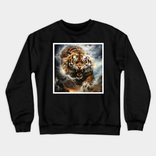 Rise Above Strike With Power Tiger Crewneck Sweatshirt